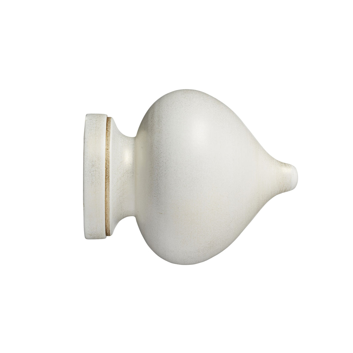 Hallis Museum Museum 35mm Cream & Gold Florence Finial