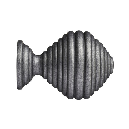 Hallis Museum Museum 35mm Satin Pewter Dune Finial