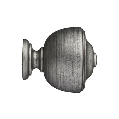 Hallis Museum Museum 35mm Satin Pewter Asher Finial