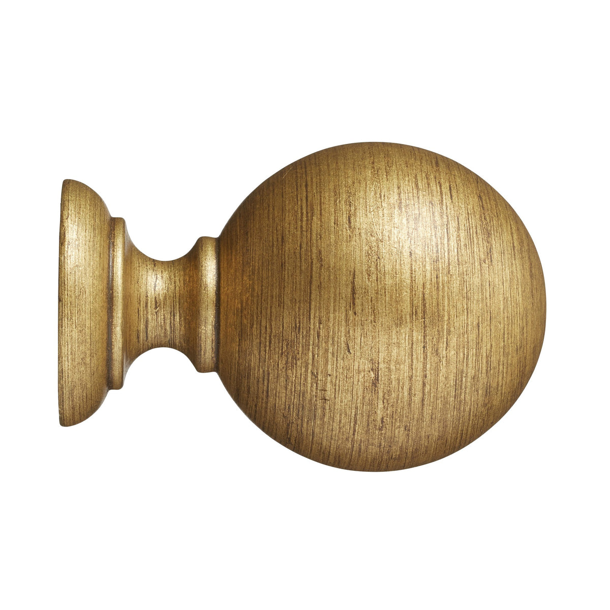 Hallis Museum Museum 45mm Antique Gilt Plain Ball Finial