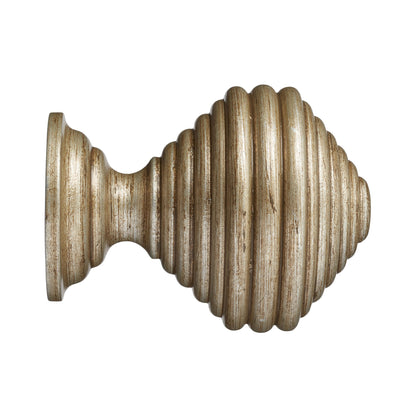 Hallis Museum Museum 45mm Antique Silver Dune Finial