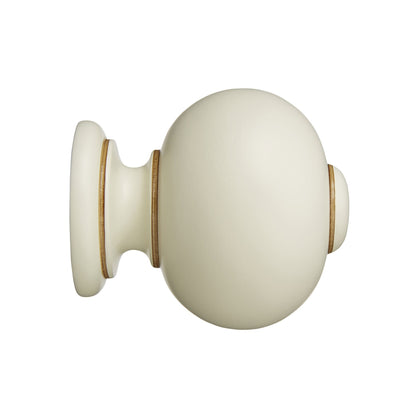 Hallis Museum Museum 45mm Antique White Parham Finial