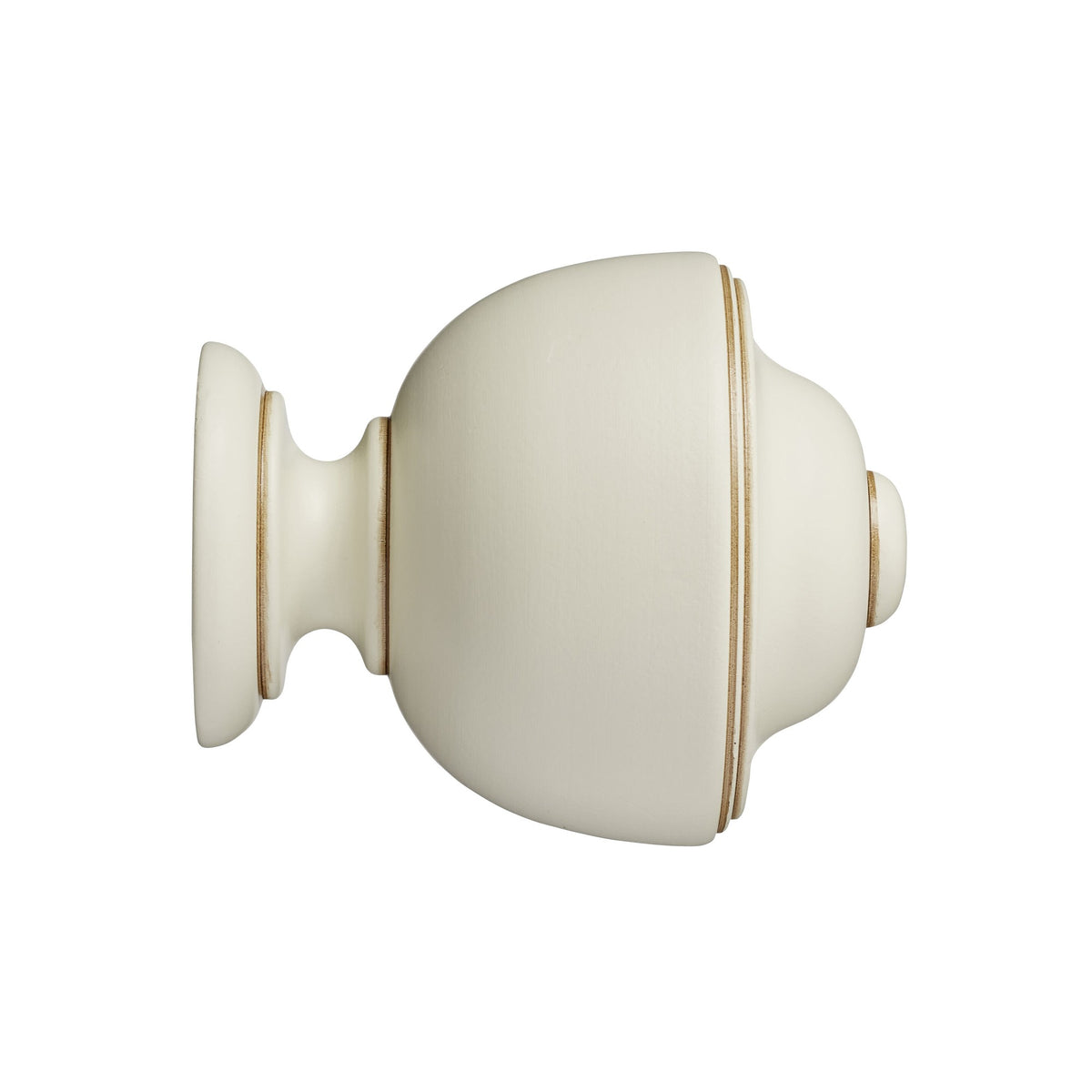 Hallis Museum Museum 45mm Antique White Asher Finial