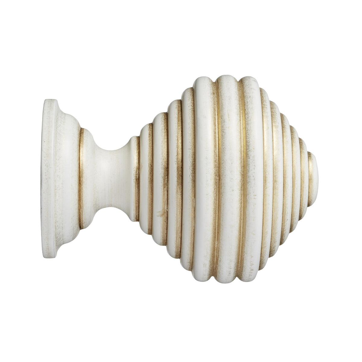 Hallis Museum Museum 45mm Cream & Gold Dune Finial