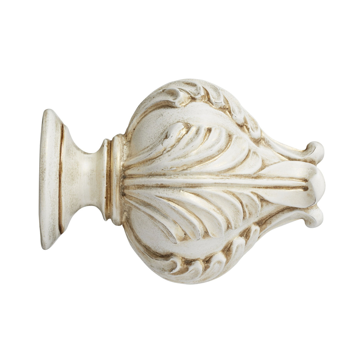 Hallis Museum Museum 45mm Cream & Gold Vienna Finial