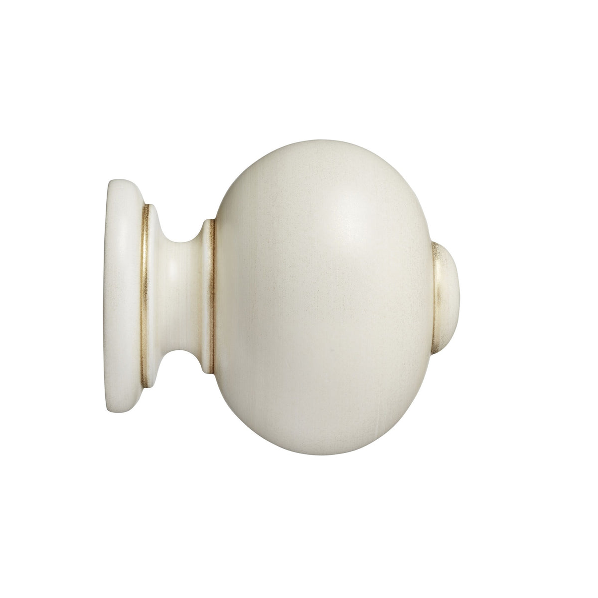 Hallis Museum Museum 45mm Cream & Gold Parham Finial