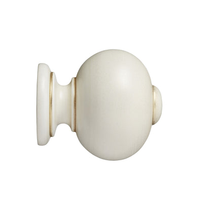 Hallis Museum Museum 45mm Cream & Gold Parham Finial