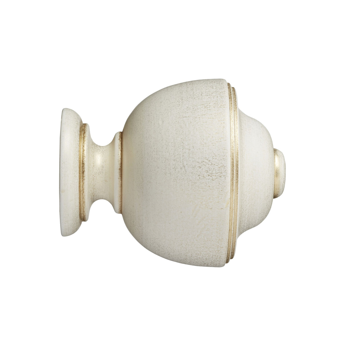 Hallis Museum Museum 45mm Cream & Gold Asher Finial