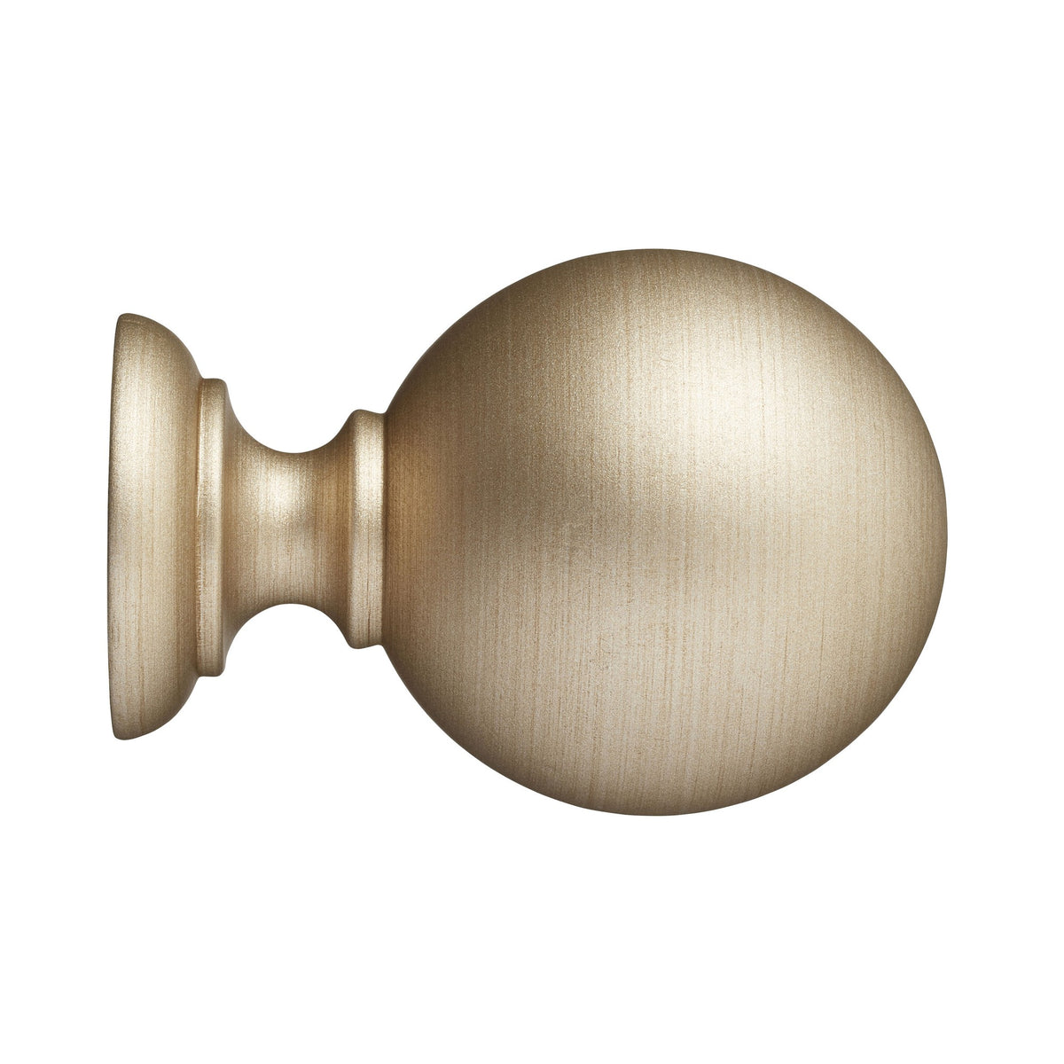 Hallis Museum Museum 45mm Satin Oyster Plain Ball Finial