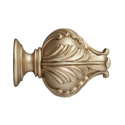 Hallis Museum Museum 45mm Satin Oyster Vienna Finial