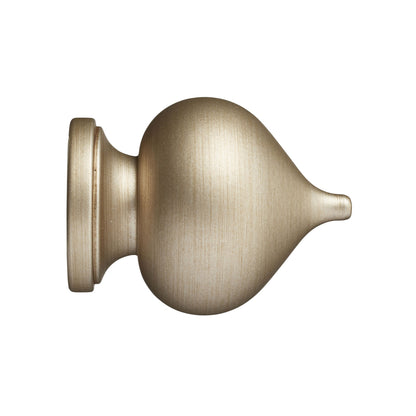 Hallis Museum Museum 45mm Satin Oyster Florence Finial