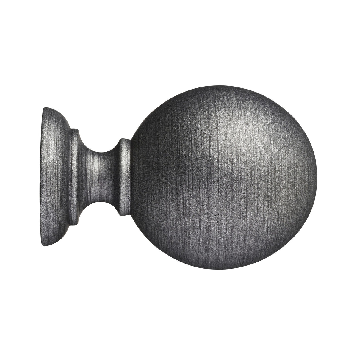 Hallis Museum Museum 45mm Satin Pewter Plain Ball Finial