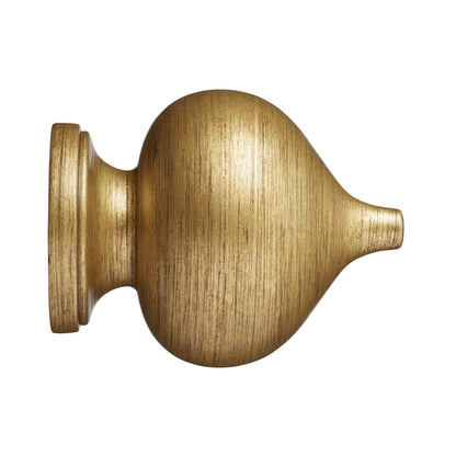 Hallis Museum Museum 55mm Antique Gilt Florence Finial