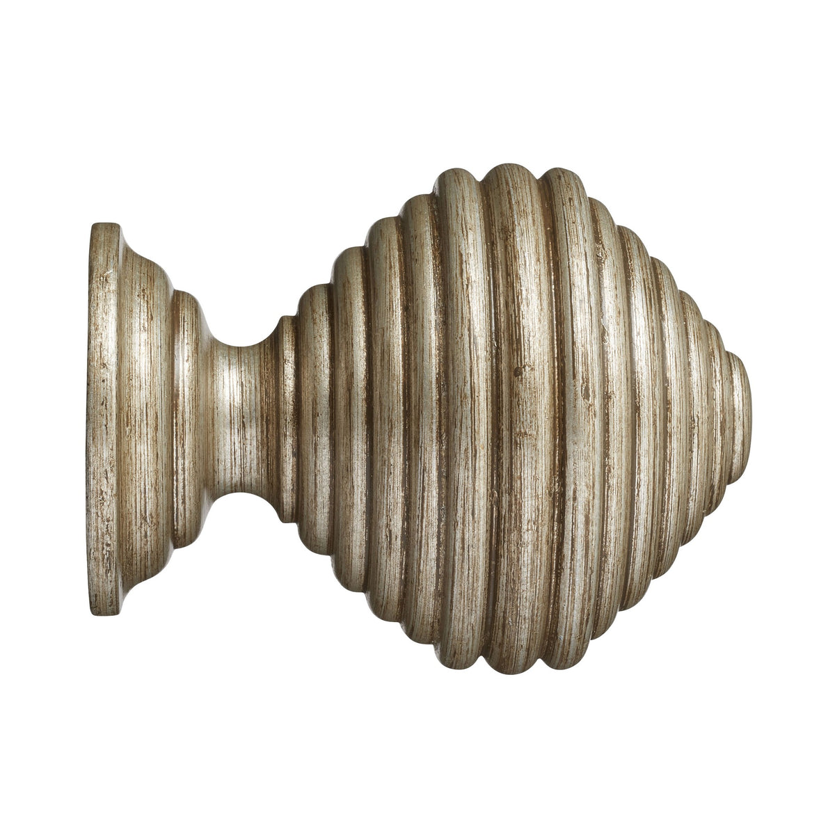 Hallis Museum Museum 55mm Antique Silver Dune Finial