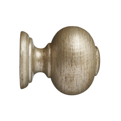 Hallis Museum Museum 55mm Antique Silver Parham Finial