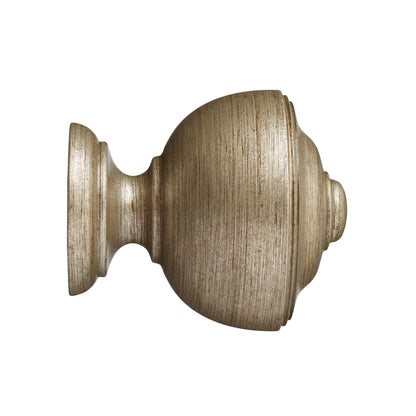 Hallis Museum Museum 55mm Antique Silver Asher Finial