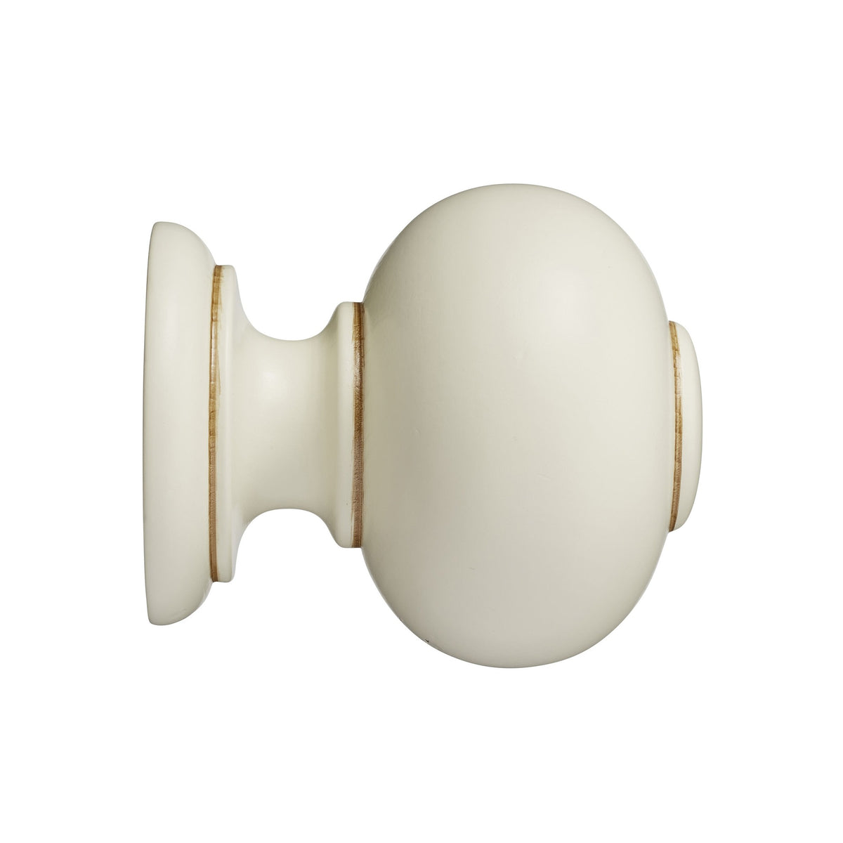 Hallis Museum Museum 55mm Antique White Parham Finial