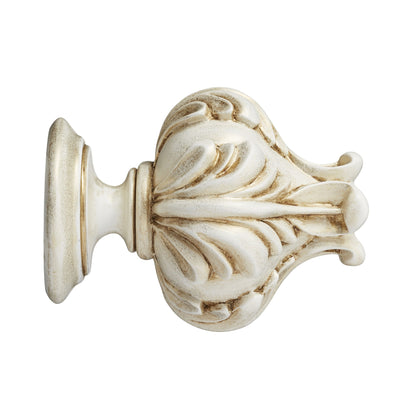 Hallis Museum Museum 55mm Cream & Gold Vienna Finial