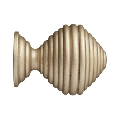 Hallis Museum Museum 55mm Satin Oyster Dune Finial