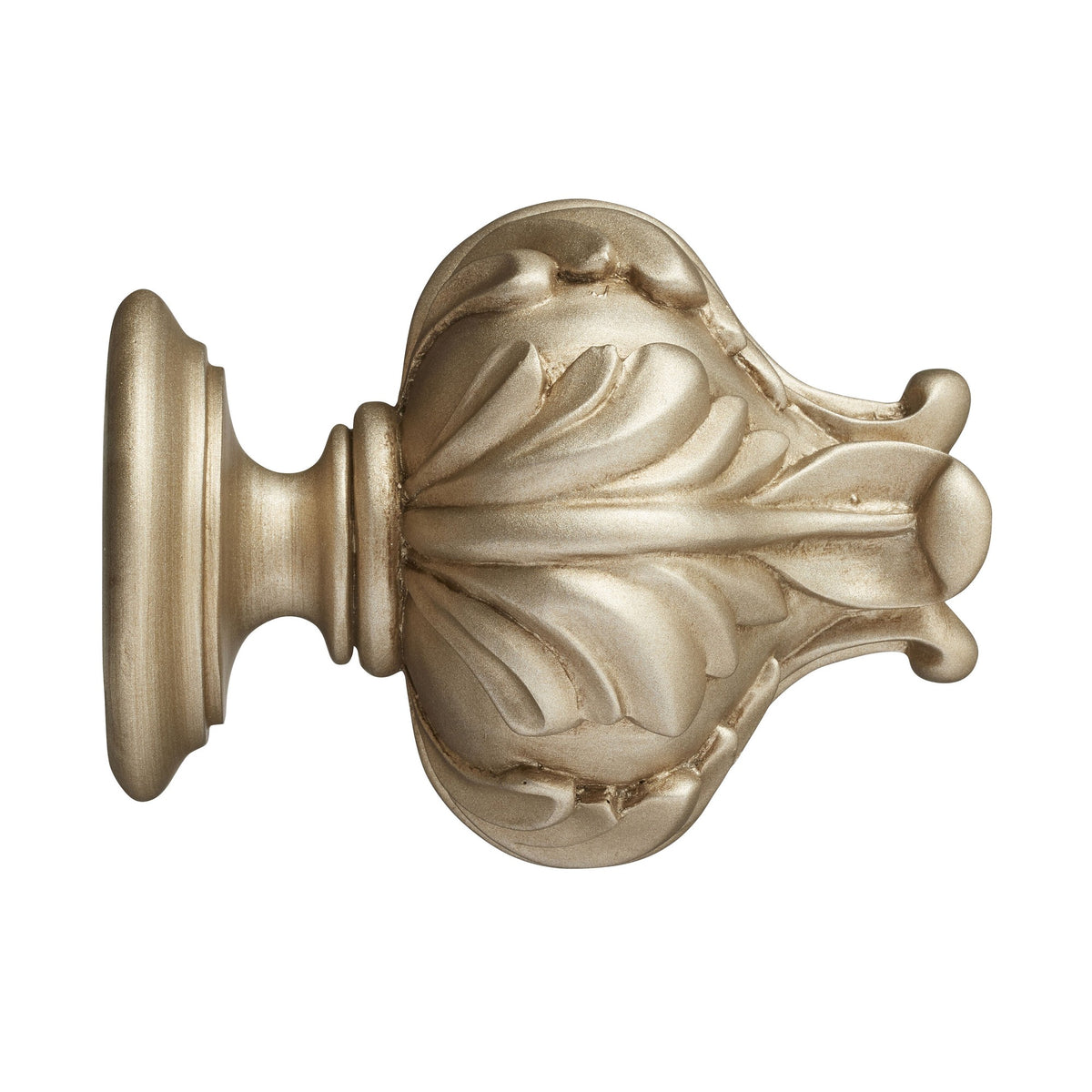 Hallis Museum Museum 55mm Satin Oyster Vienna Finial