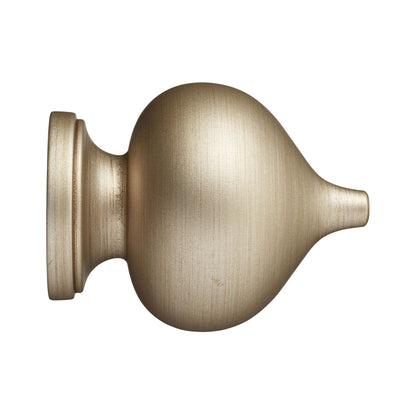 Hallis Museum Museum 55mm Satin Oyster Florence Finial