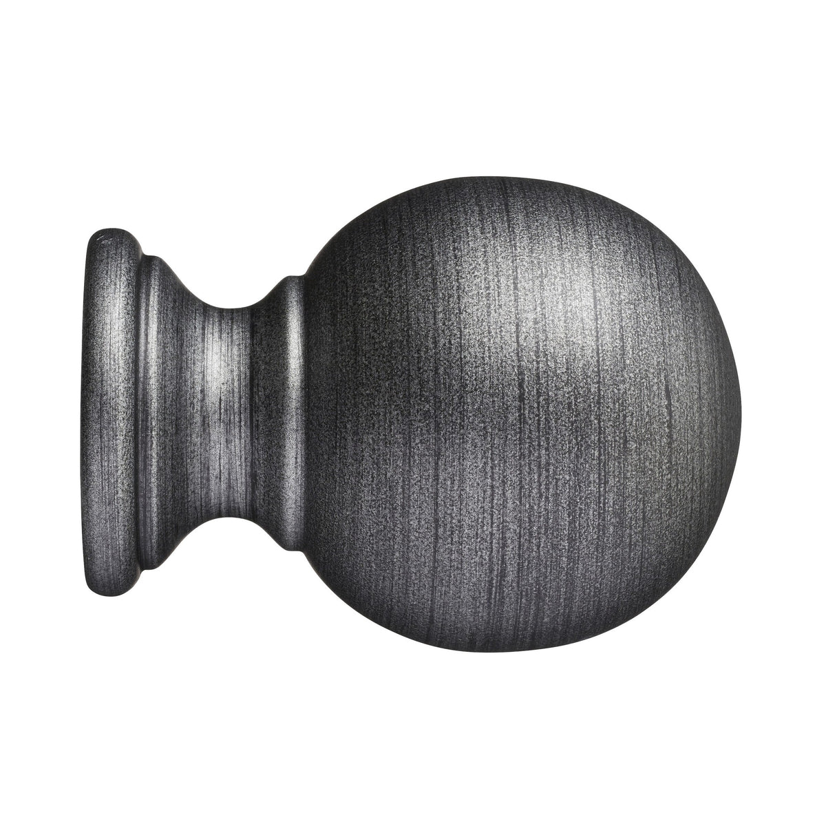 Hallis Museum Museum 55mm Satin Pewter Plain Ball Finial