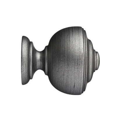 Hallis Museum Museum 55mm Satin Pewter Asher Finial
