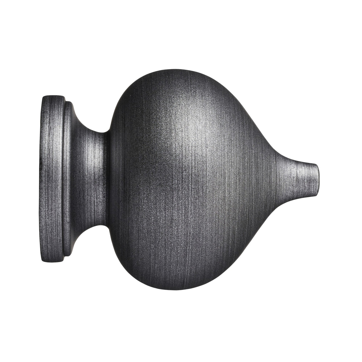 Hallis Museum Museum 55mm Satin Pewter Florence Finial