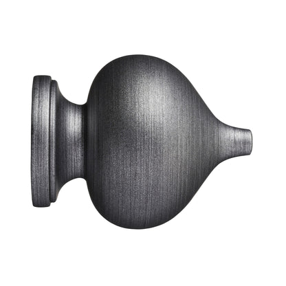 Hallis Museum Museum 55mm Satin Pewter Florence Finial