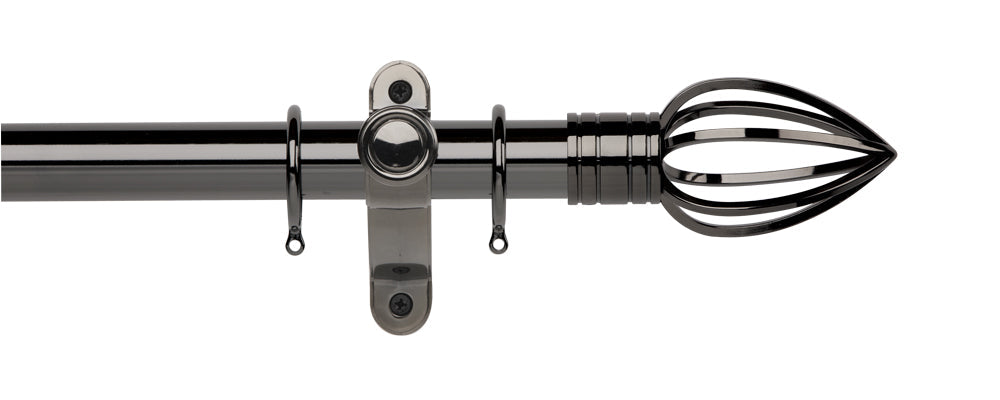 Metals Caged Spear::Black Nickel