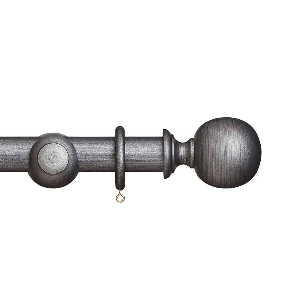 Plain Ball::Satin Pewter