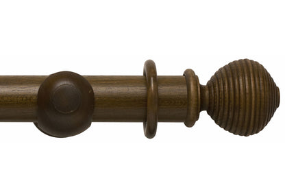 Ribbed Ball::Dark Oak