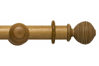 Ribbed Ball::Light Oak