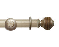 Ribbed Ball::Satin Silver