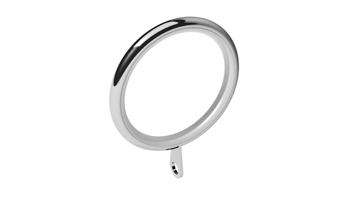 Rings (pack of 6)::Chrome