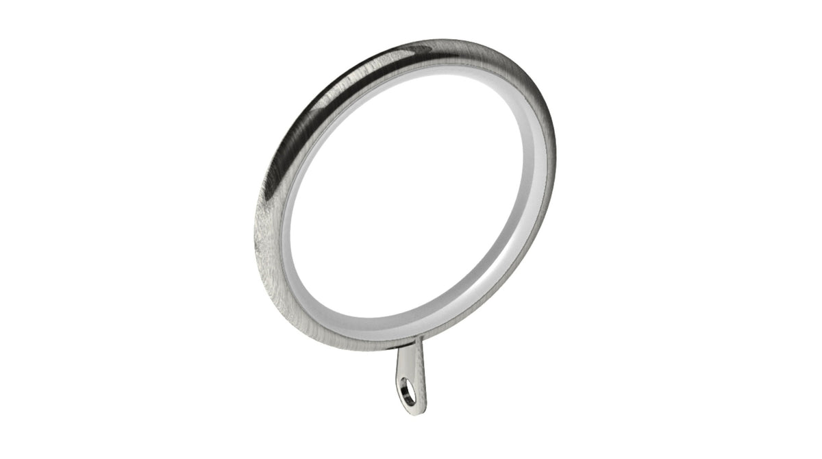 Rings (pack of 6)::Satin Steel