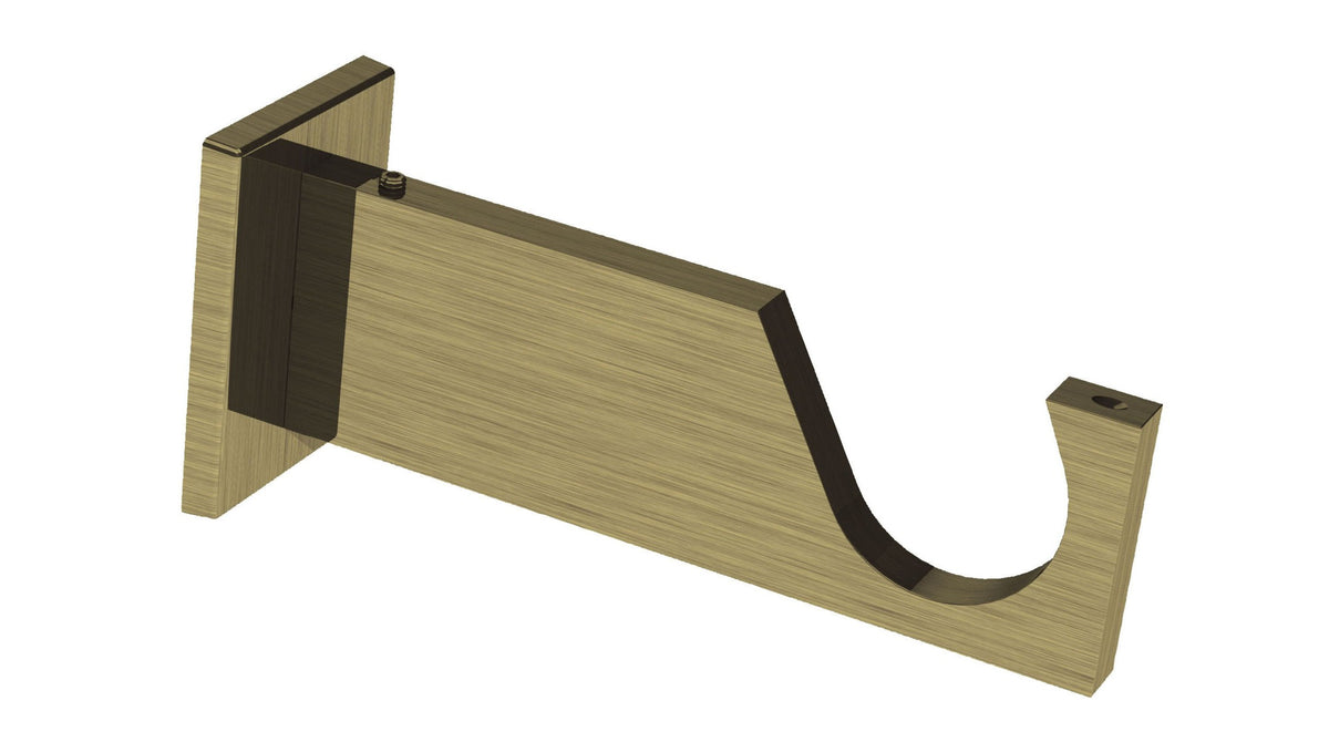 Square Contemporary::Antique Brass