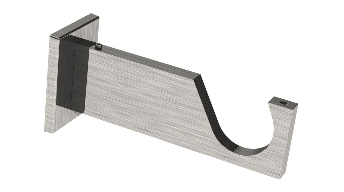Square Contemporary::Satin Steel