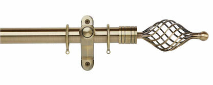 Twisted Cage::Burnished Brass