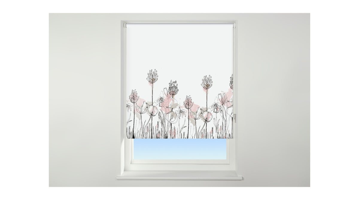 daylight::Floral Border Pink