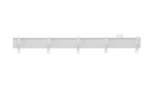 Hallis Aluglyde Metal Curtain Track (White) 125cm