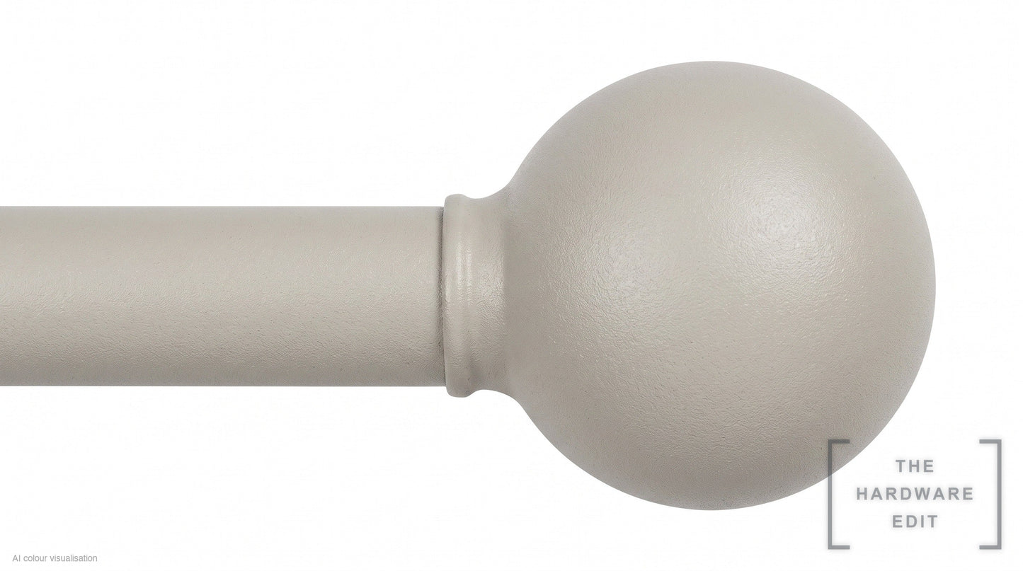 Ball finial – Ash (AI colour visualisation)