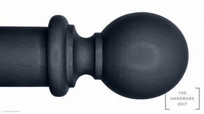 Ball finial – Black (AI colour visualisation)
