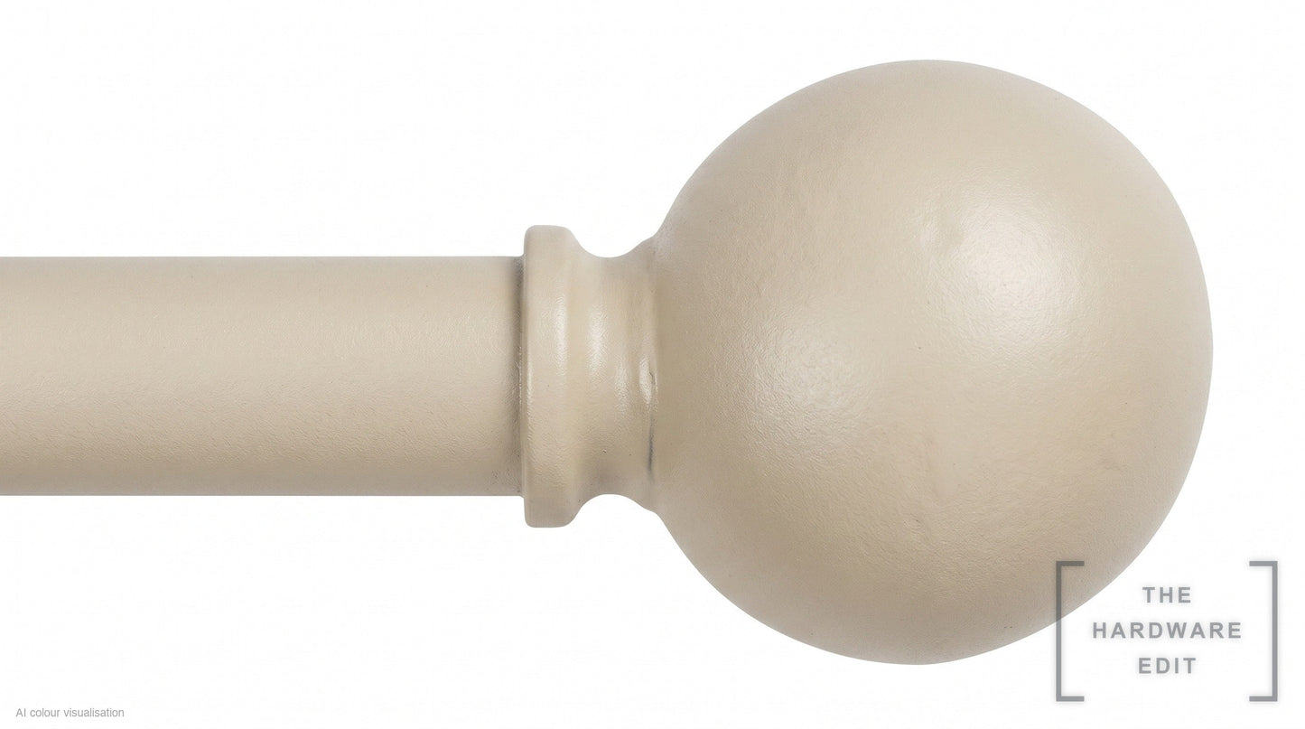 Ball finial – Oyster (AI colour visualisation)