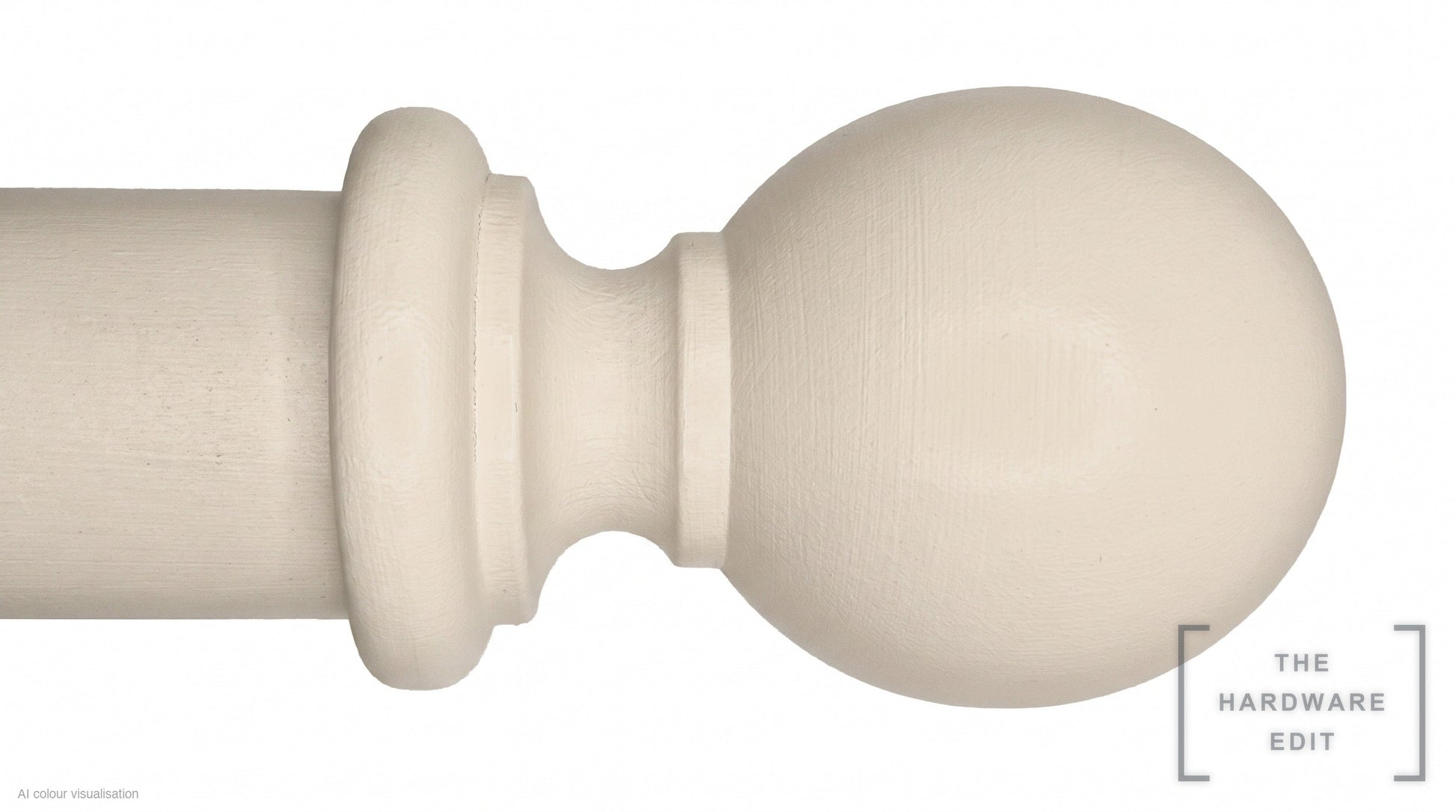 Ball finial – Oyster (AI colour visualisation)