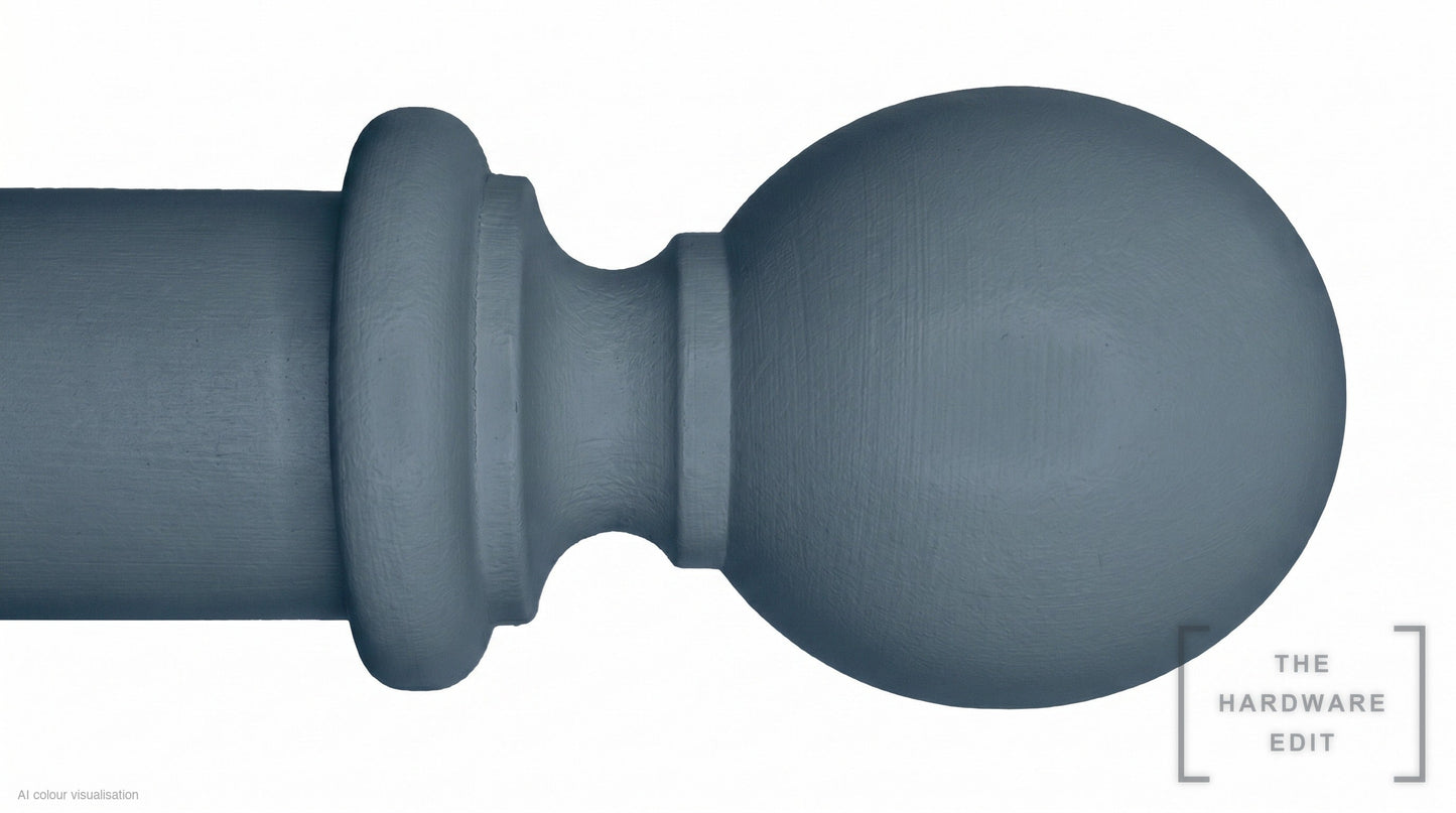 Ball finial – Slate (AI colour visualisation)