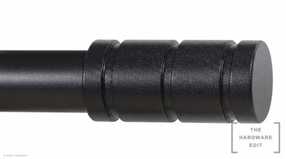 Barrel finial – Black (AI colour visualisation)