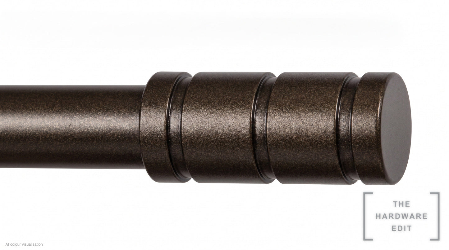 Barrel finial – Bronze (AI colour visualisation)