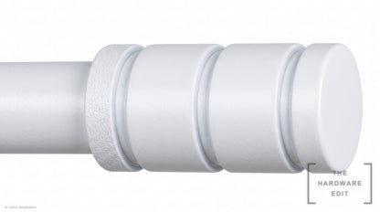 Barrel finial – White (AI colour visualisation)
