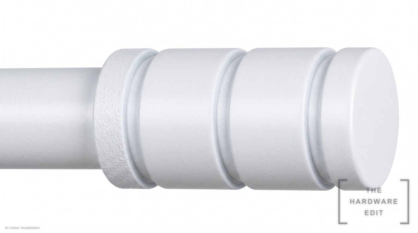 Barrel finial – White (AI colour visualisation)